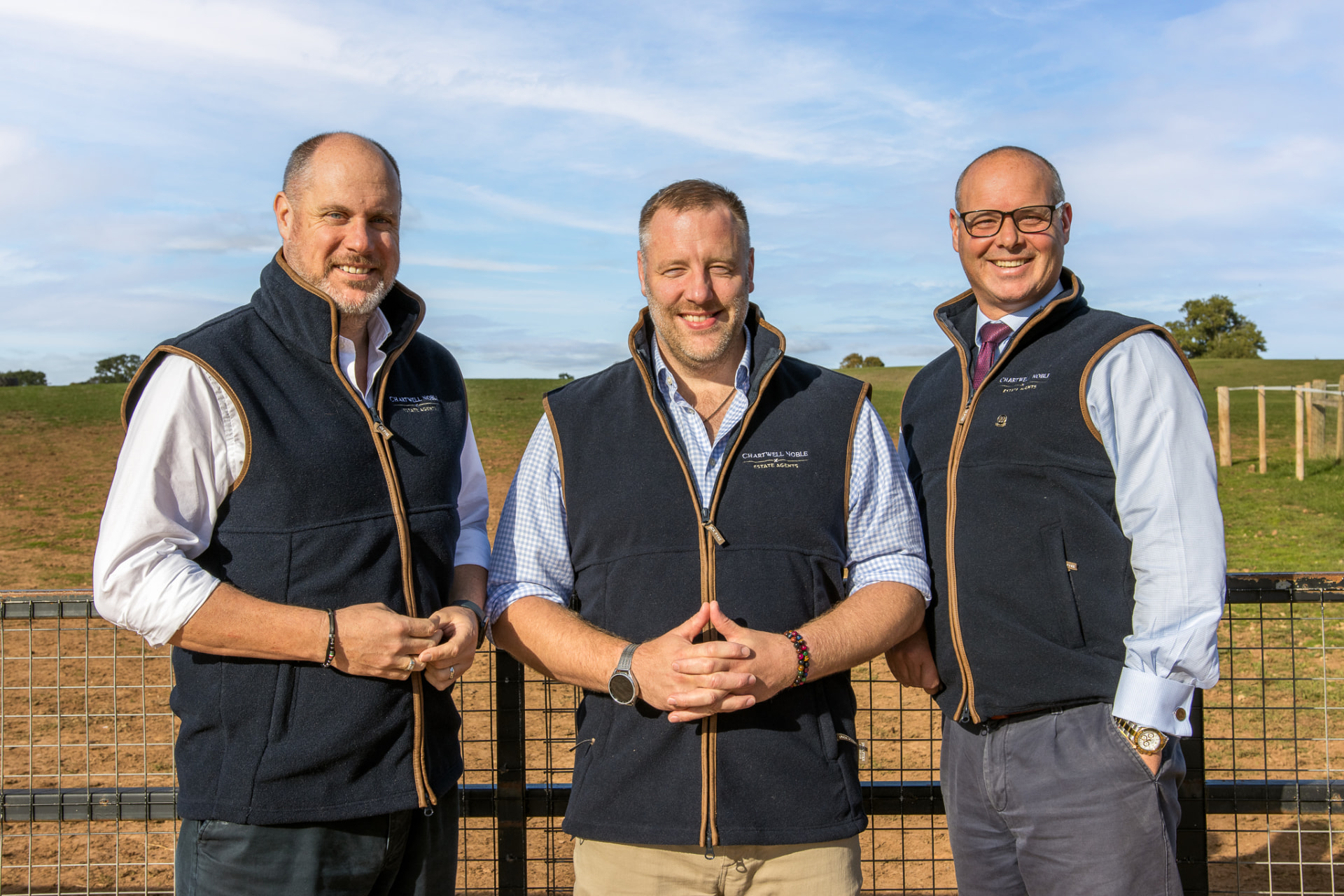 Ross D'Aniello, Stuart Bass and George Pickard of Chartwell Noble
